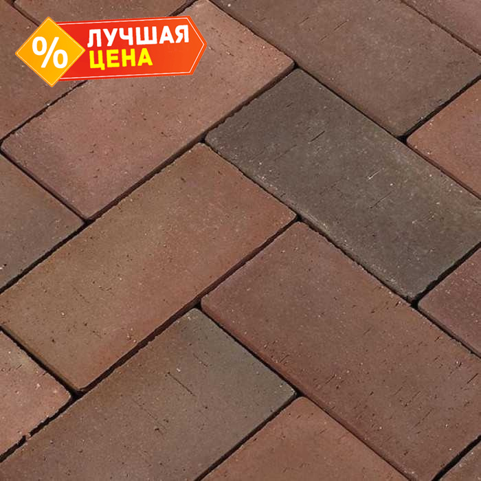 Клинкерная брусчатка Penter Wismar, 200x100x52 мм