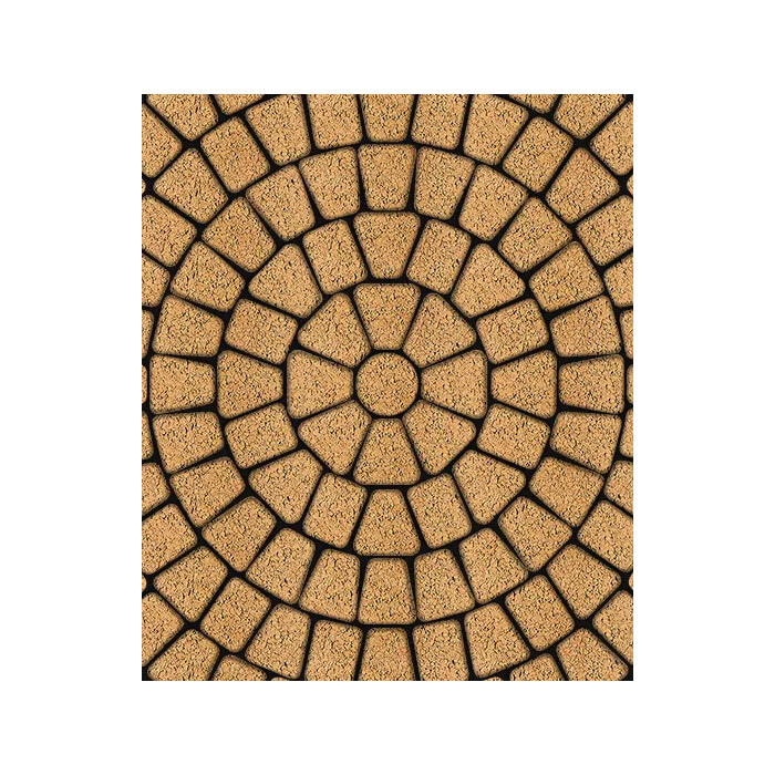 Тротуарная плитка Выбор Классико Листопад Б.2.КО.6 Гранит 60 мм Сахара