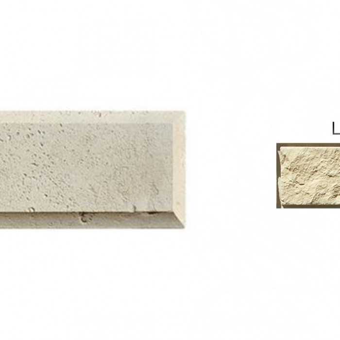 Рустовый камень White Hills 853-10 бежевый, 300*142*21-40 мм