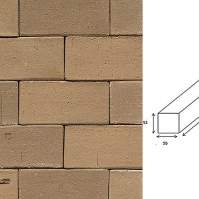Клинкерная брусчатка Westerwaelder Klinker Nr 34 Grau nuanciert PK Riegel, 240x55x52 мм