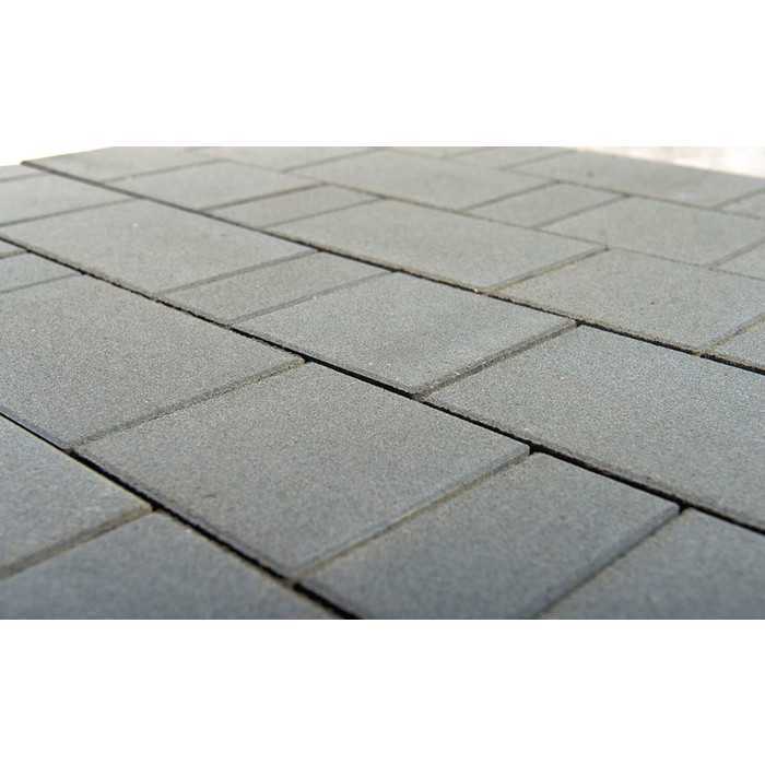 Плитка тротуарная BRAER Старый город серый, толщина 80 мм